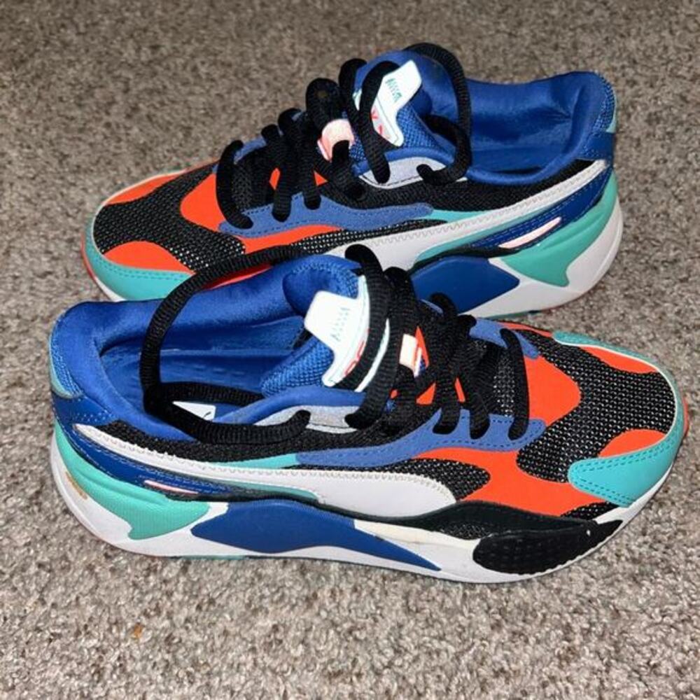 Puma RS-X3 Jr 'Black Multi' Size 4.5 kids